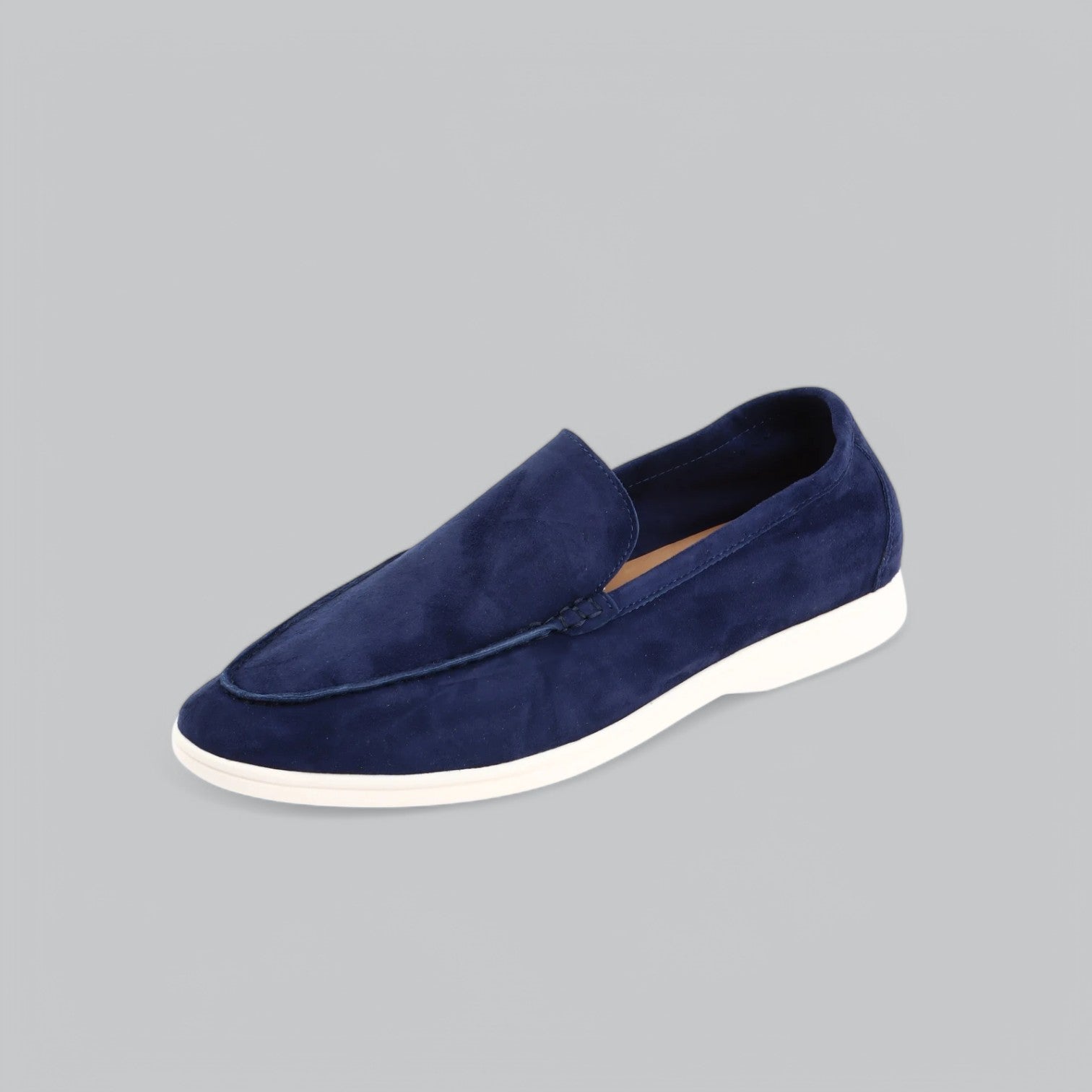 Herren Sommer Loafers - Wildleder Mokassins Slip-On Schuhe