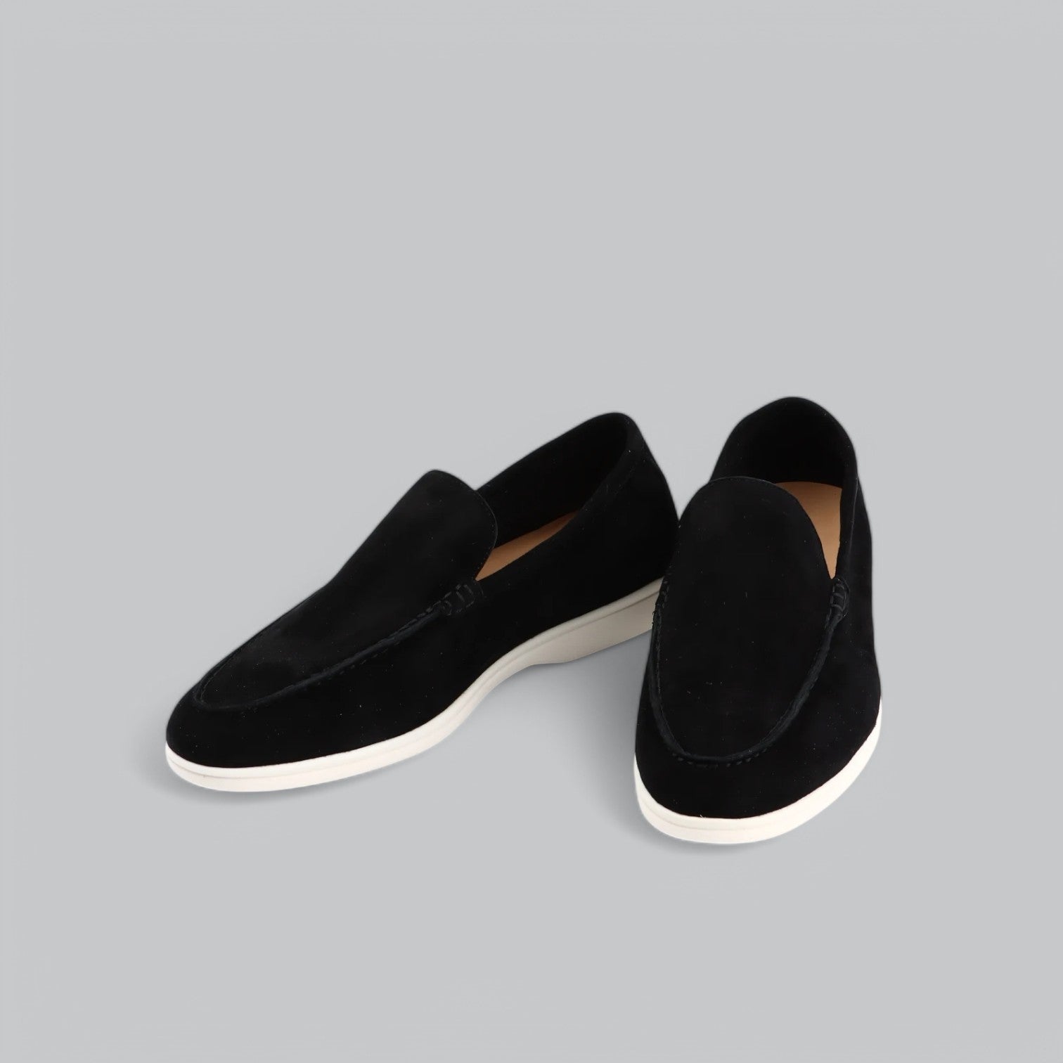 Herren Sommer Loafers - Wildleder Mokassins Slip-On Schuhe