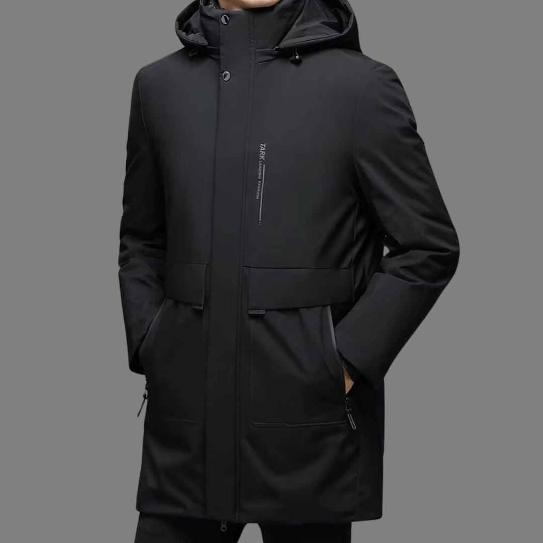 Herren warmer winter parka jacke