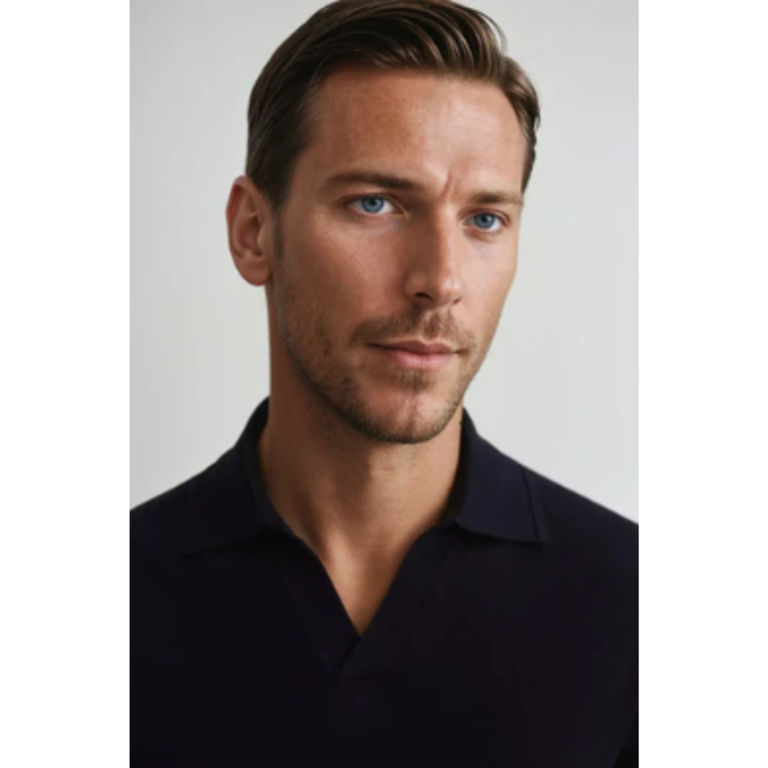 Herren Bequeme Poloshirt