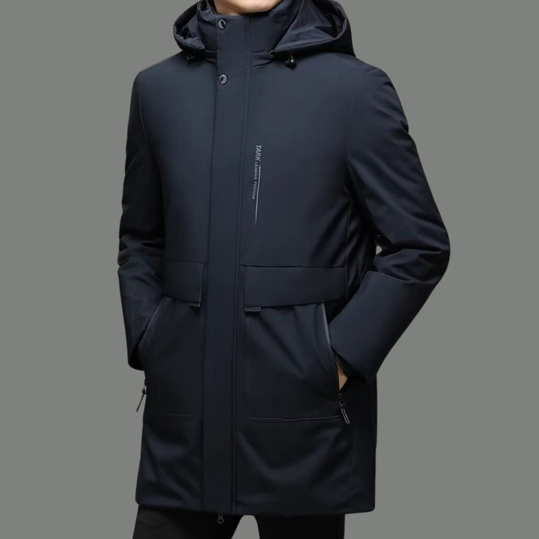 Herren warmer winter parka jacke