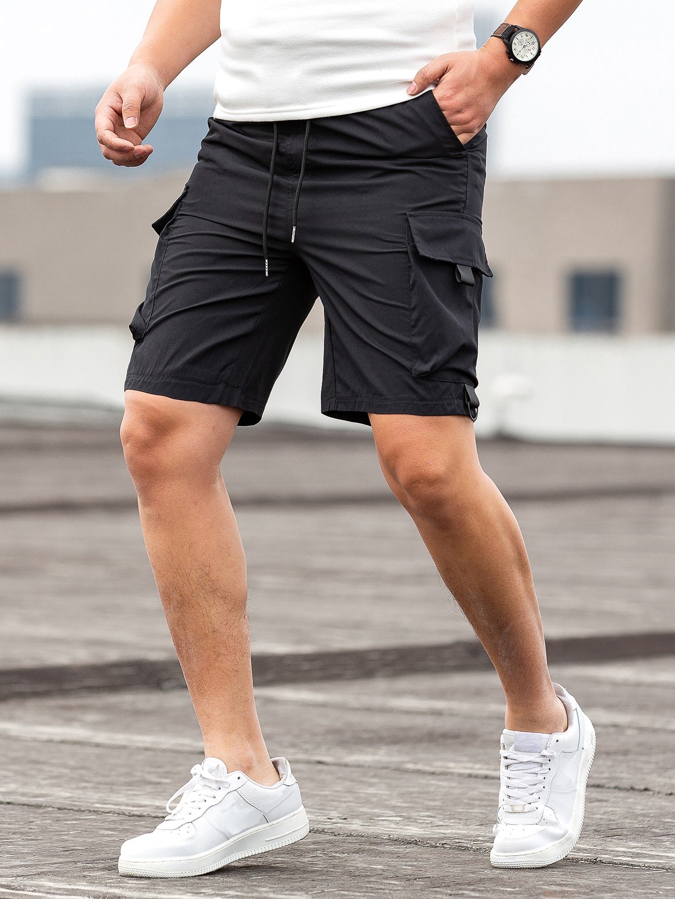 Herren Cargo Shorts mit Taschen