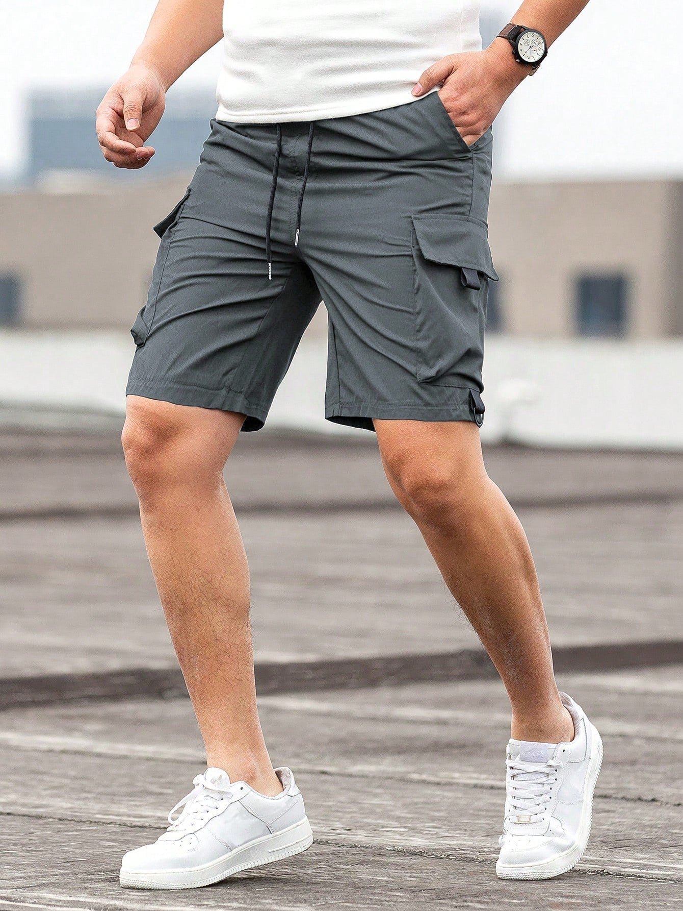 Herren Cargo Shorts mit Taschen