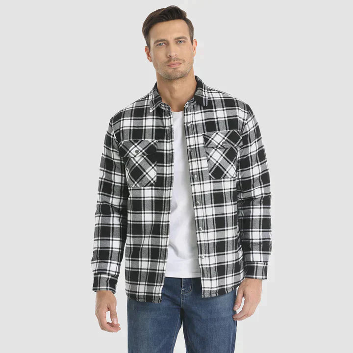 Herren karierte jacke