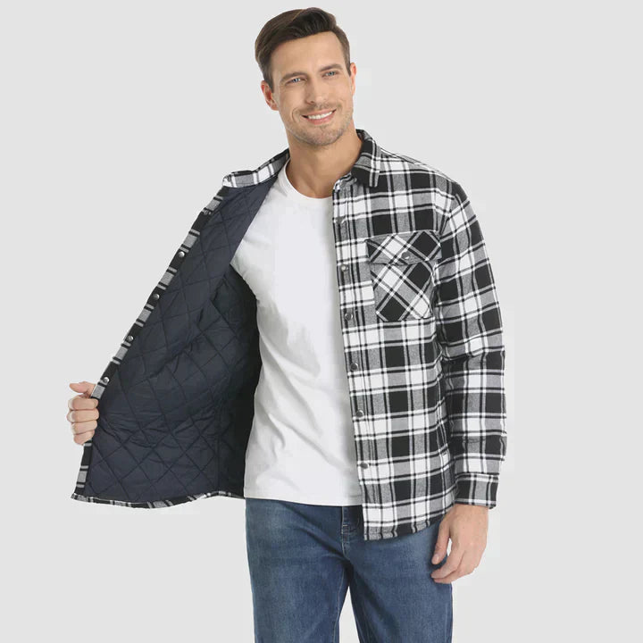 Herren karierte jacke