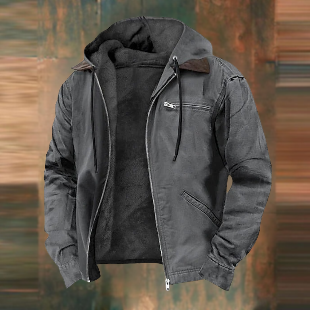 Herren Fleecegefütterte Winterjacke