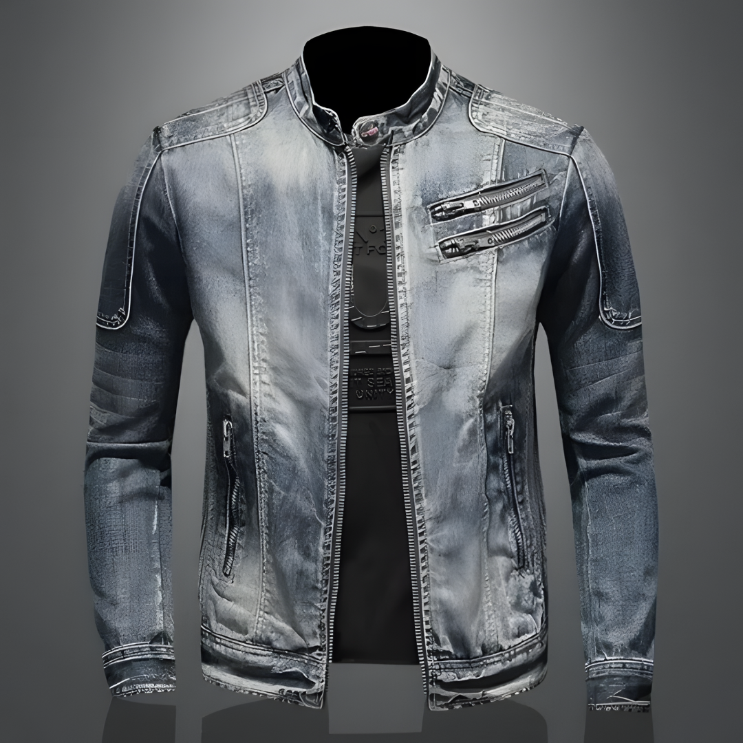 Herren-Bikerjacke