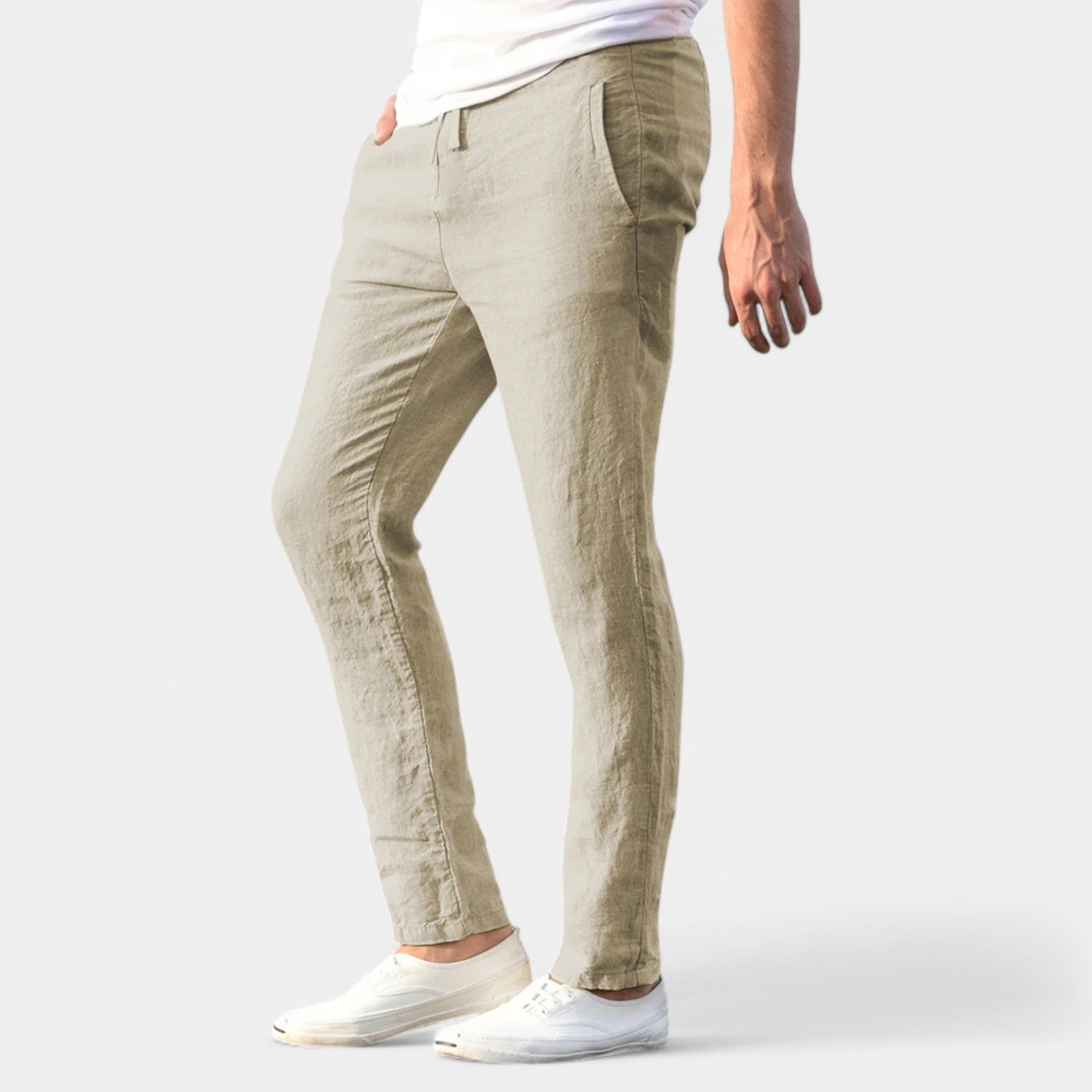 Herren Leinen-Sommerhosen