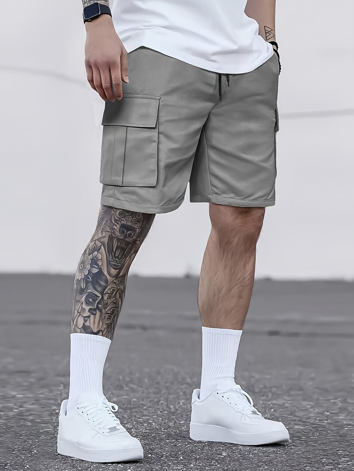 Herren Cargo Shorts mit Taschen