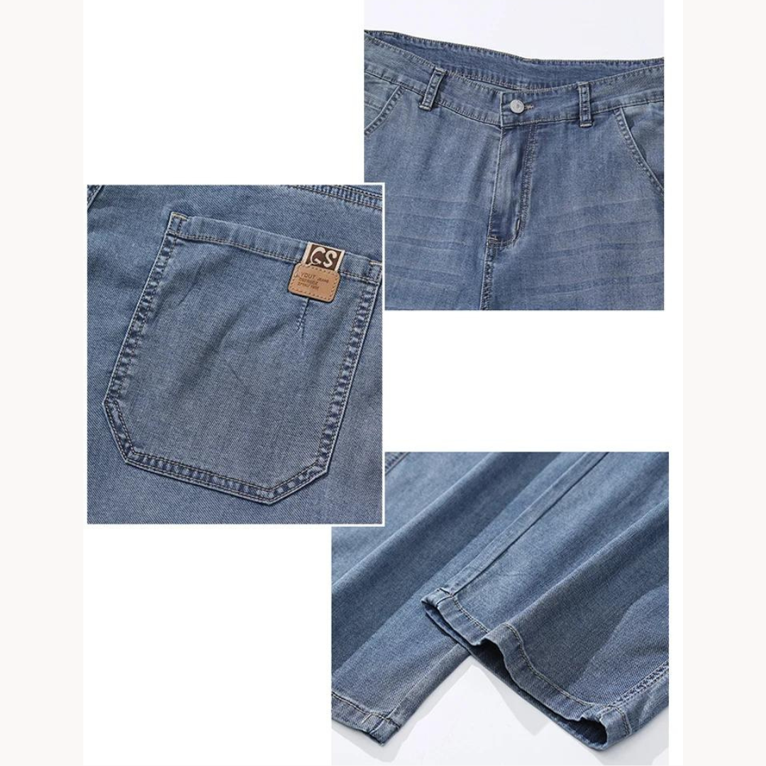 Herren Gerade Denim-Jeans