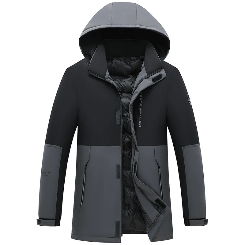 Herren Wasserdichte Winterjacke mit kapuze