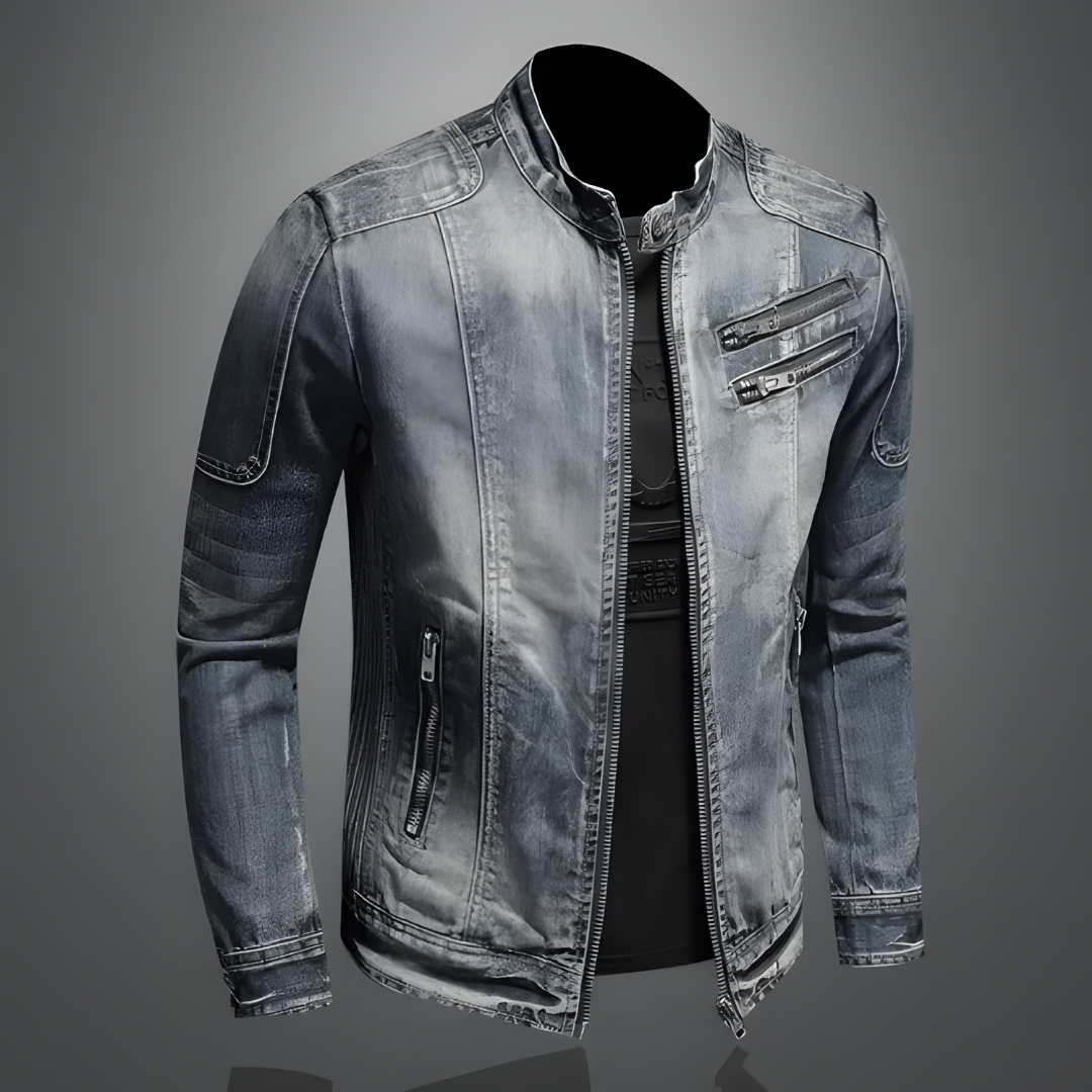 Herren-Bikerjacke