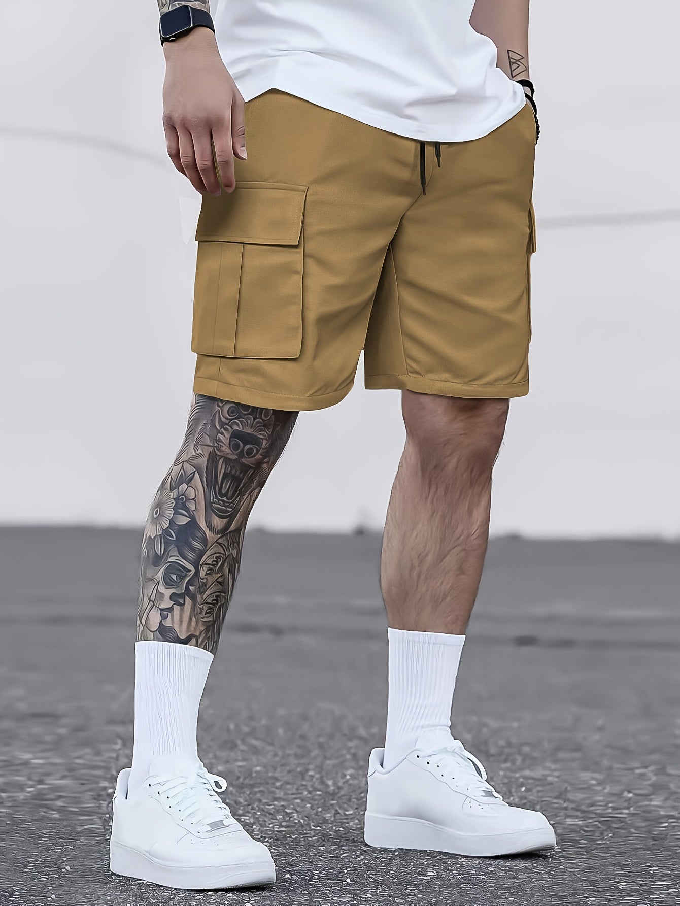 Herren Cargo Shorts mit Taschen