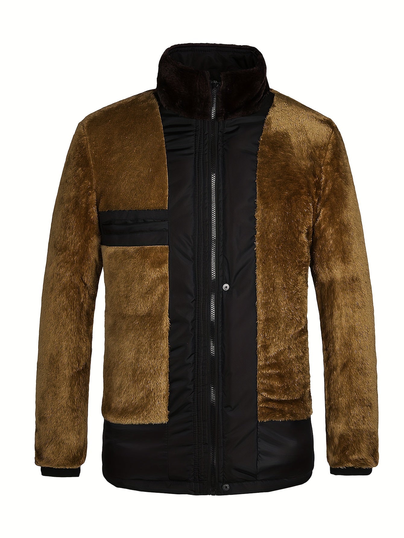 Herren wende winterjacke mit fleece futter