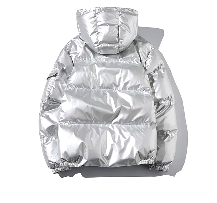 Herren wasserdichte metallic jacke