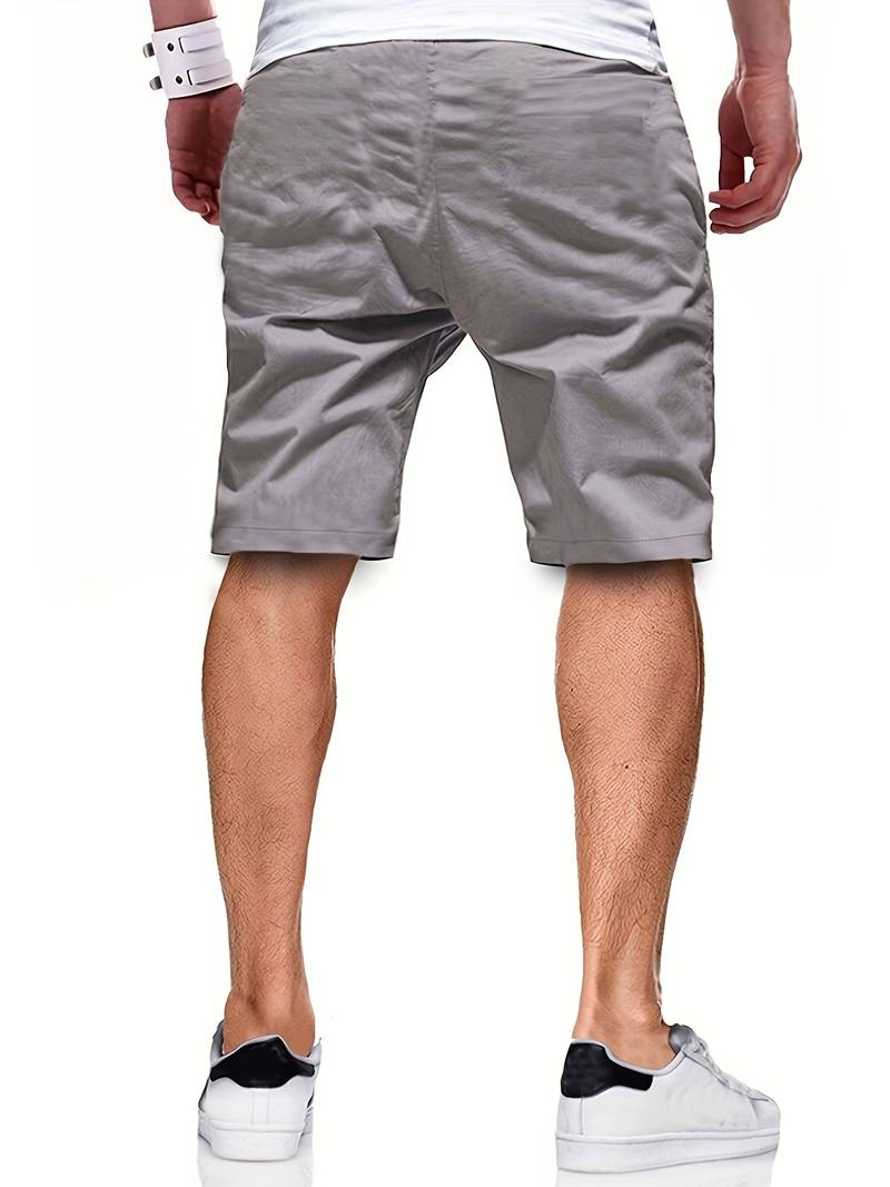 Herren Cargo Shorts mit Kordelzug