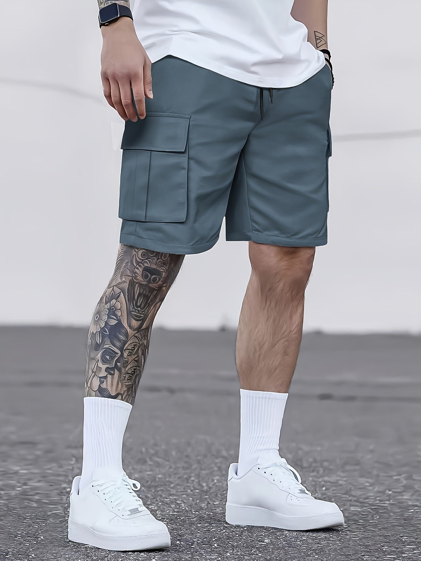 Herren Cargo Shorts mit Taschen