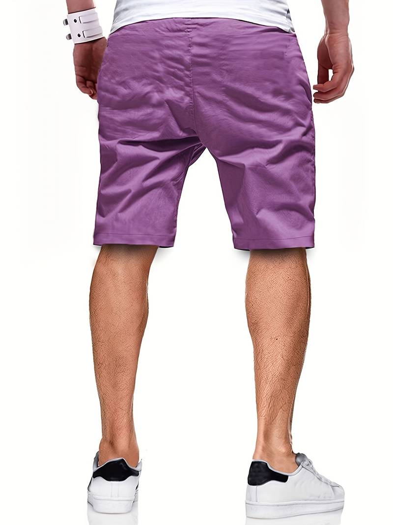 Herren Cargo Shorts mit Kordelzug