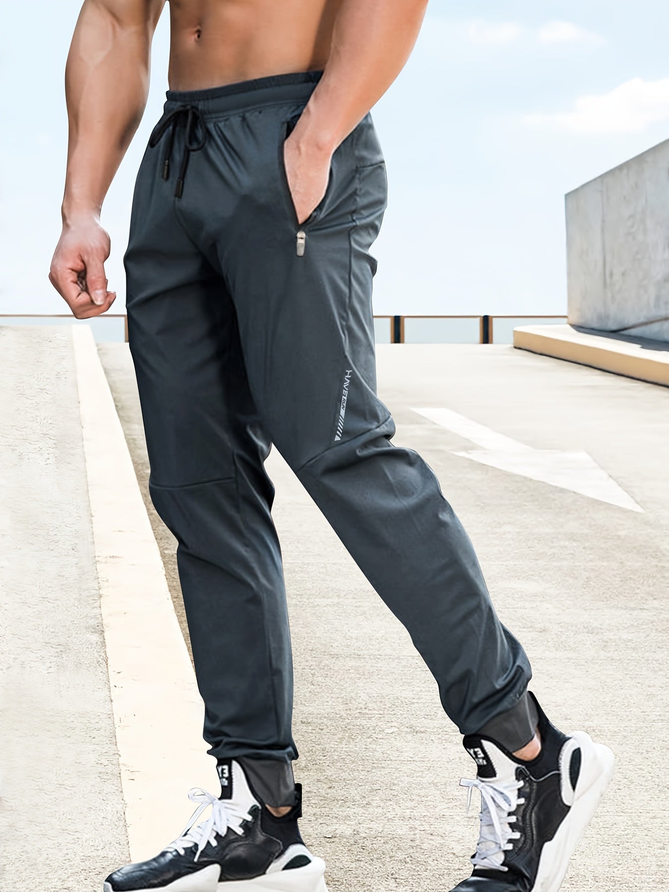 Herren jogginghose mit hohem stretch