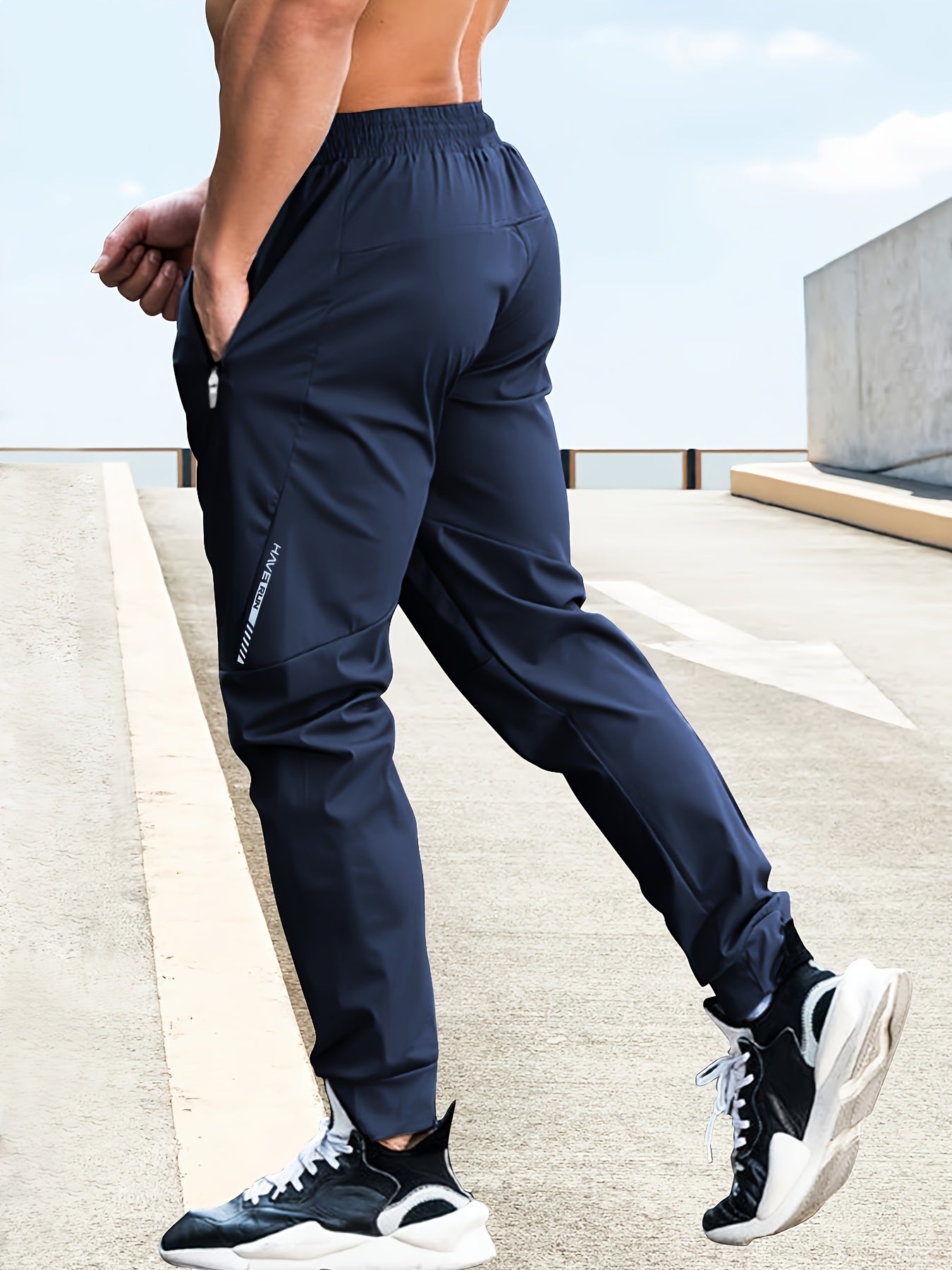 Herren jogginghose mit hohem stretch