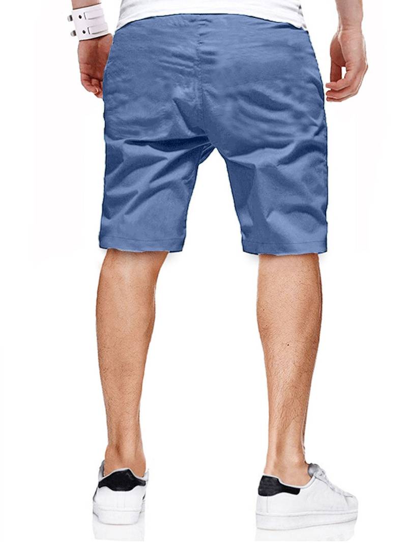 Herren Cargo Shorts mit Kordelzug