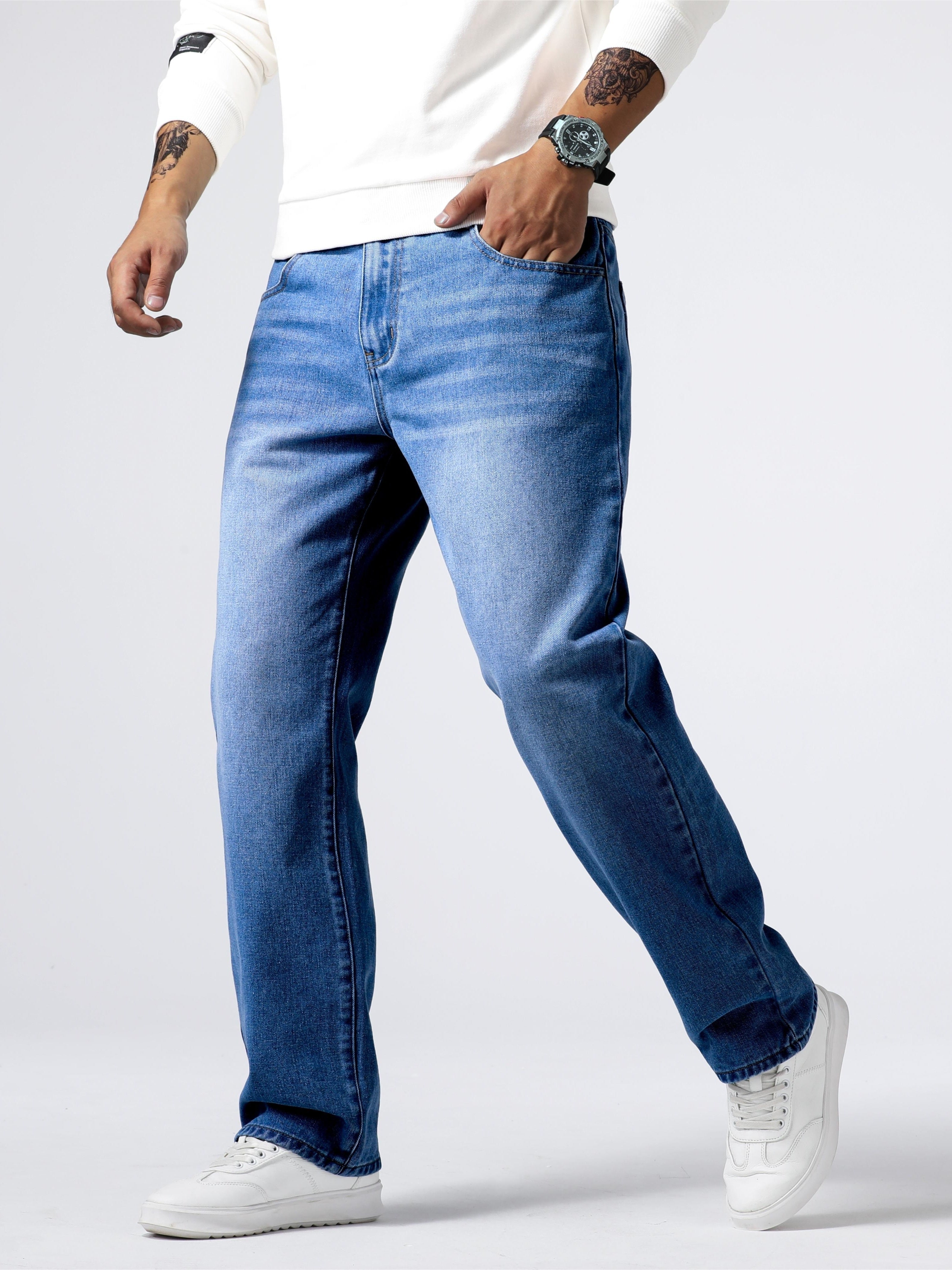 Herren Lässige jeans aus Denim