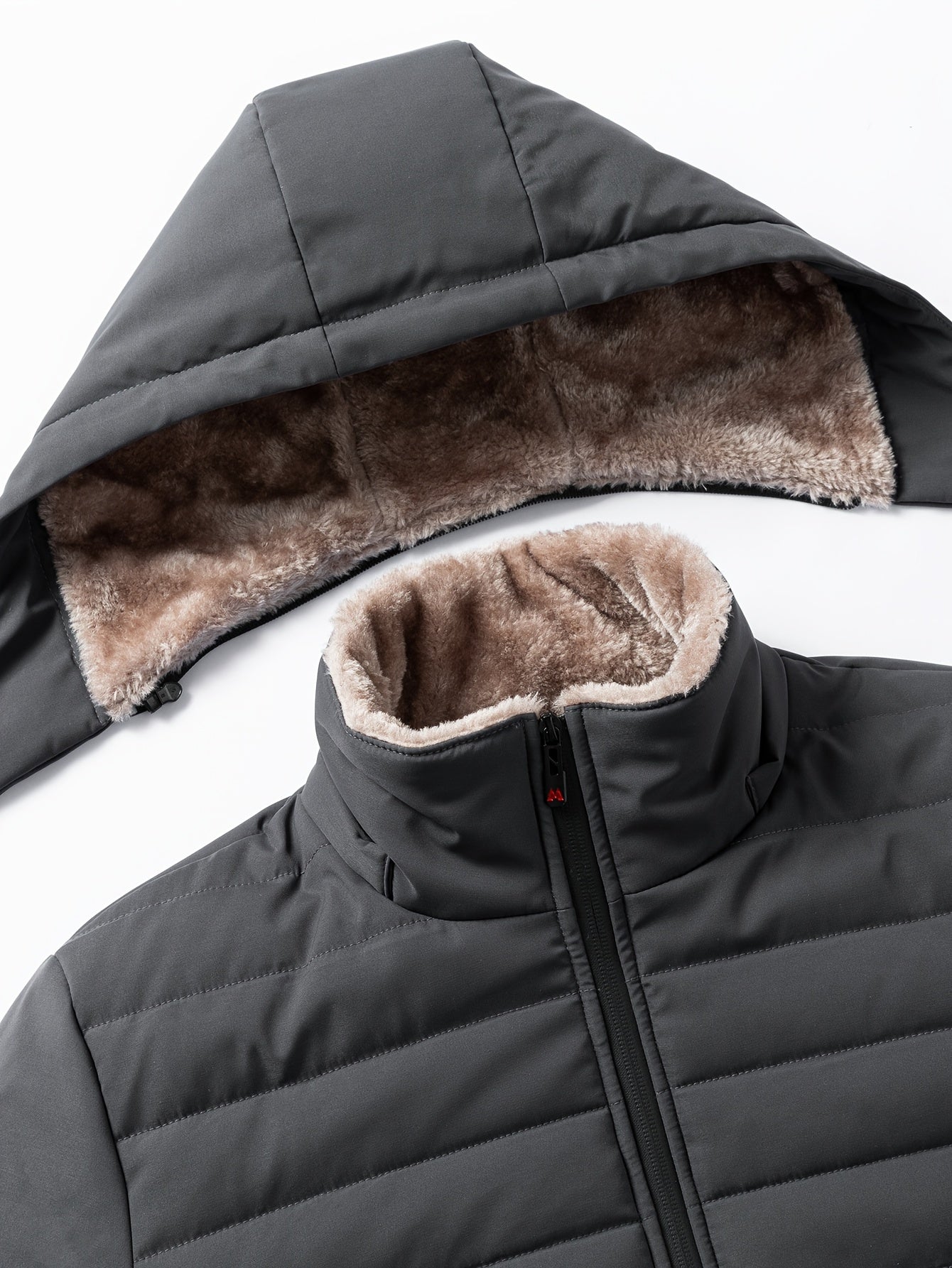 Herren-Winterjacke mit Fleece-Futter