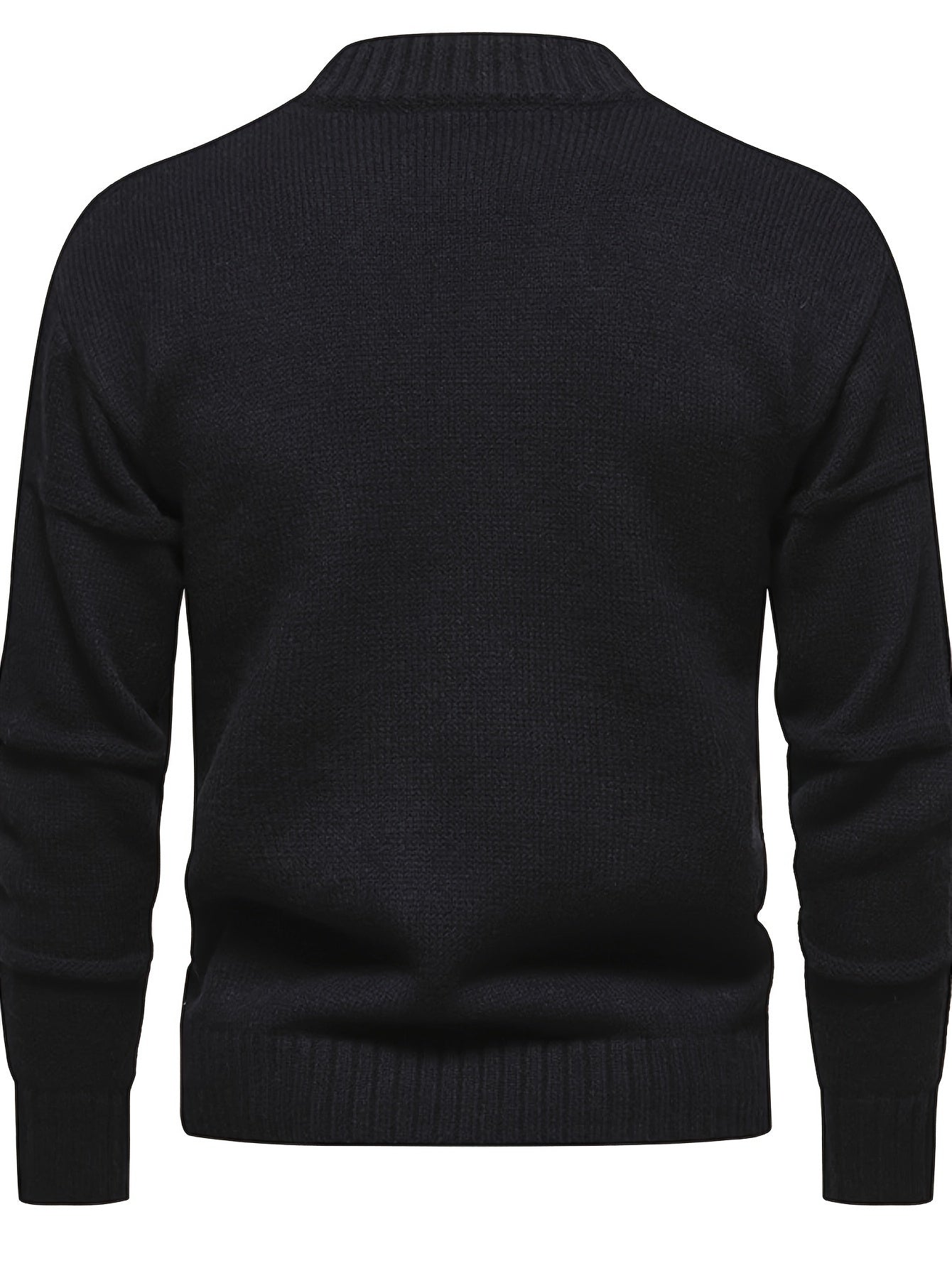 Herren-Strickpullover mit Strukturmuster