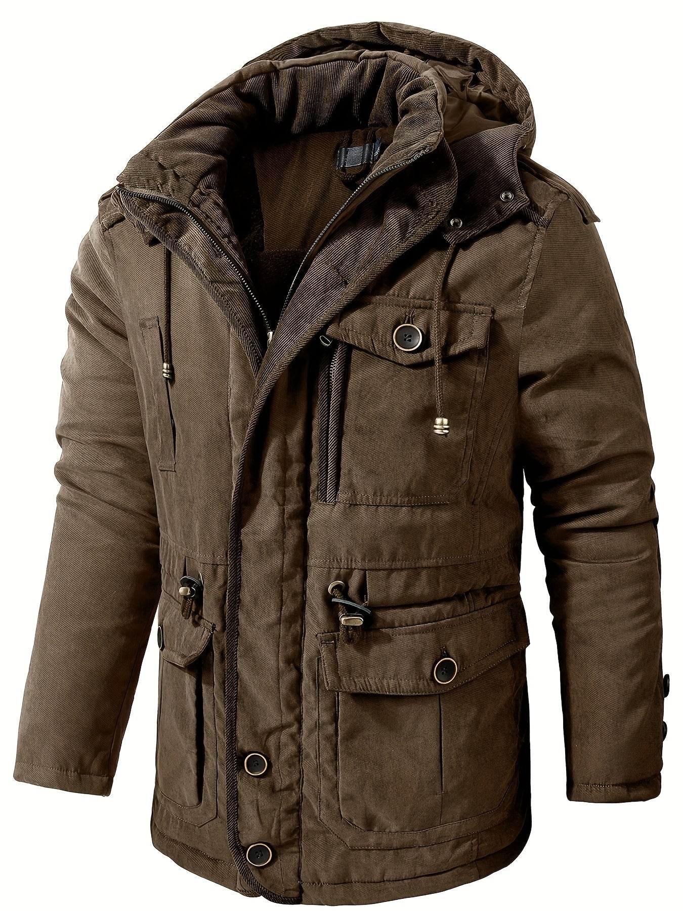 Herren Winter Parka mit Fleecefutter