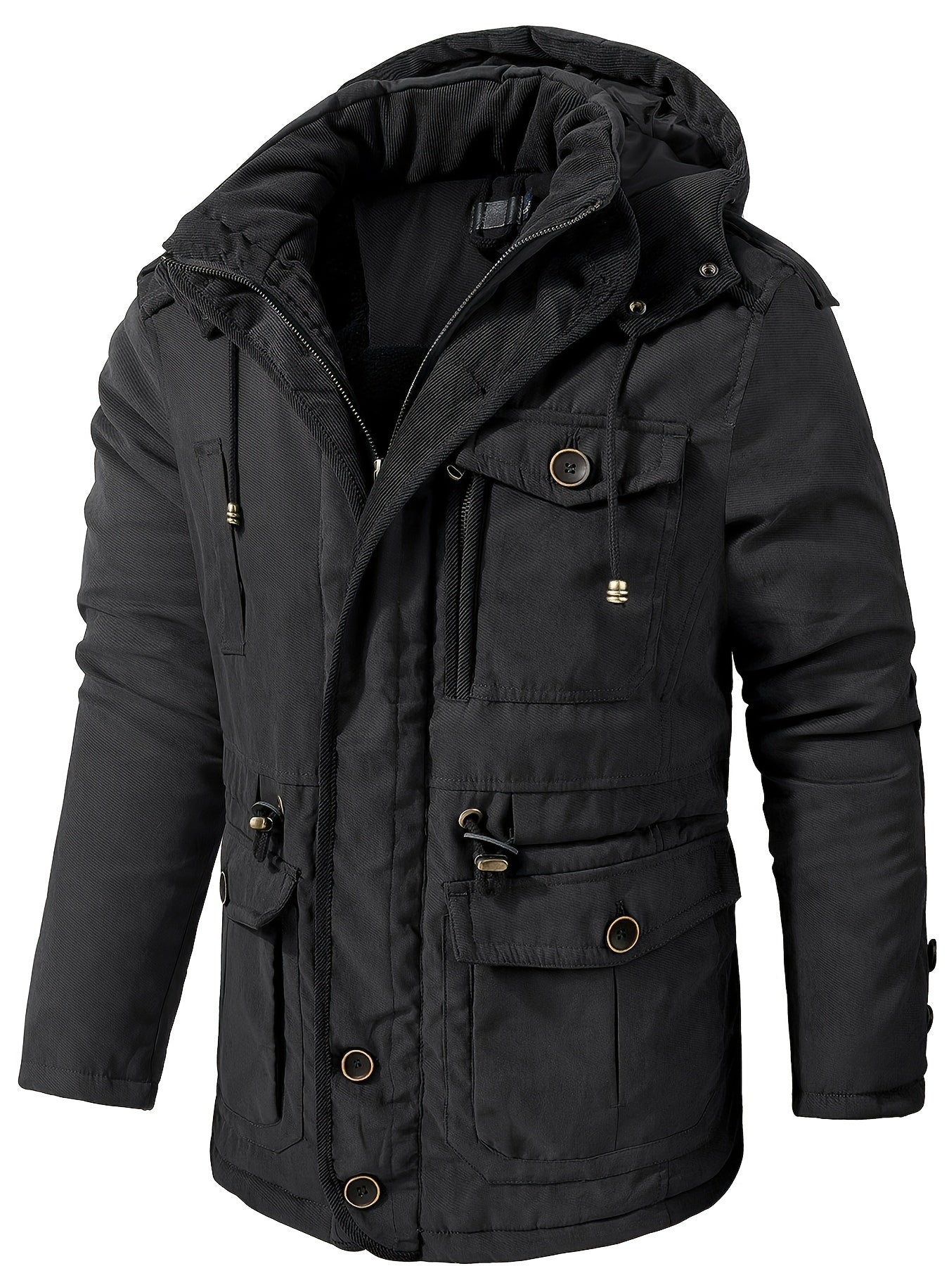 Herren Winter Parka mit Fleecefutter