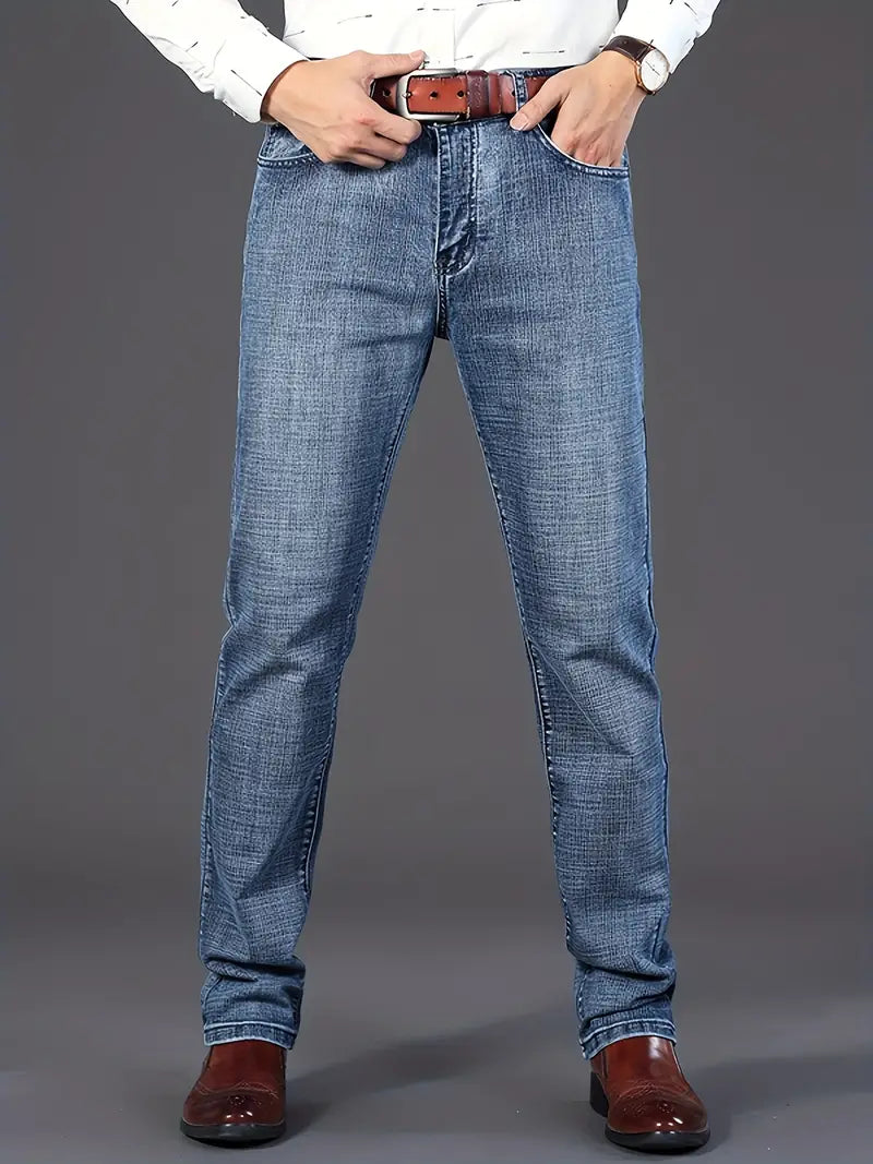 Herren Gerade Jeans