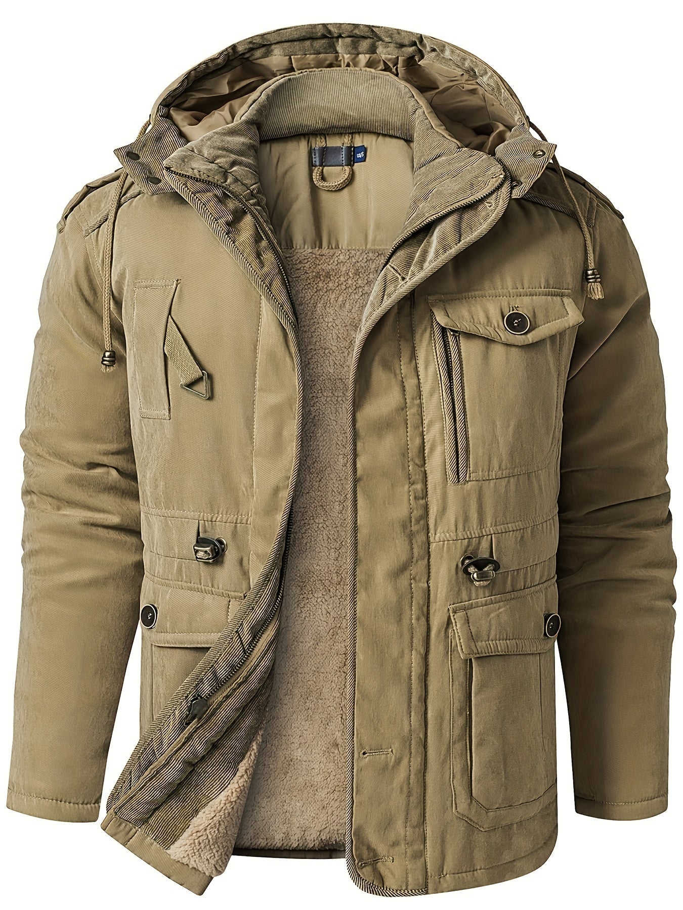 Herren Winter Parka mit Fleecefutter