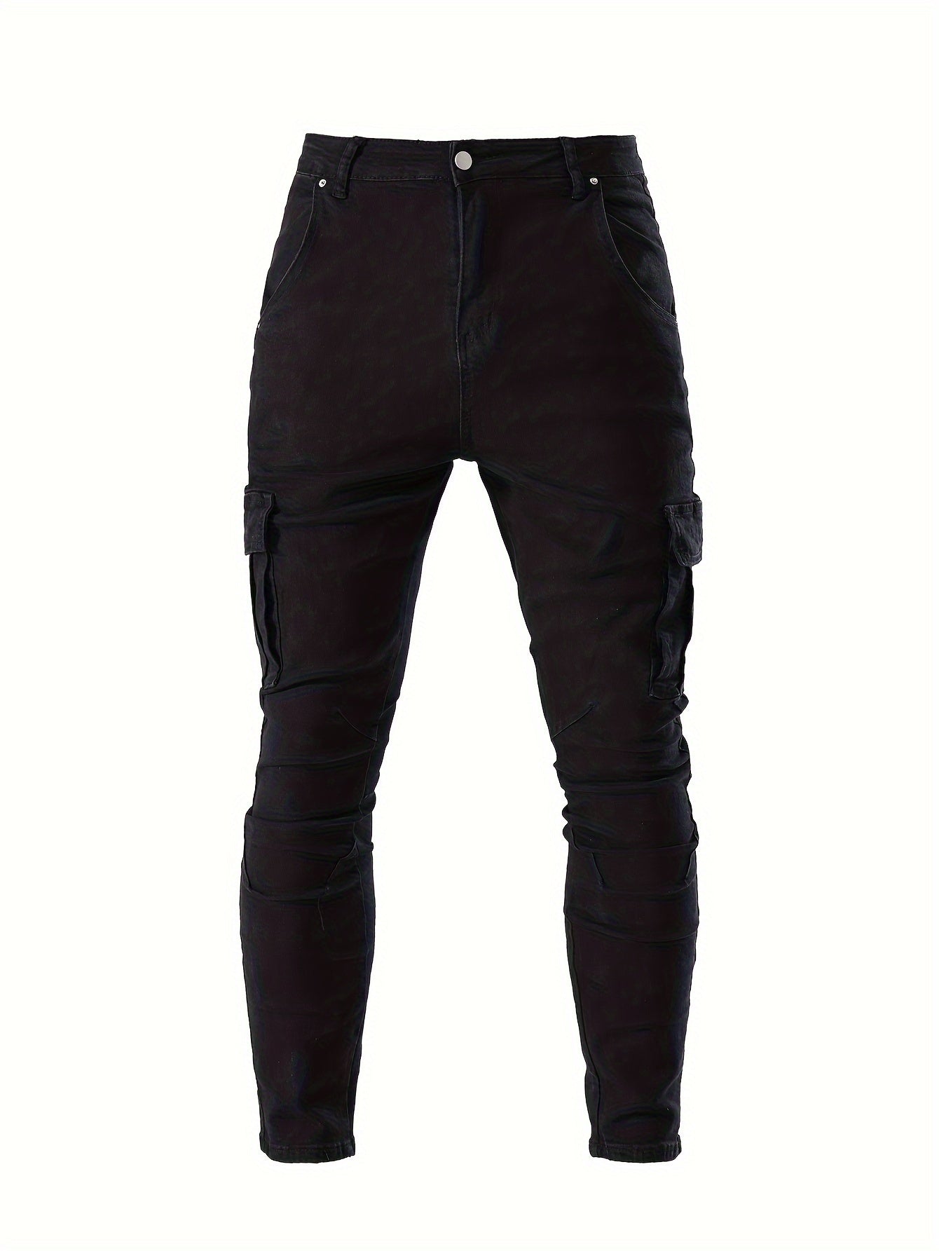 Herren cargo denim jeans mit hohem stretch