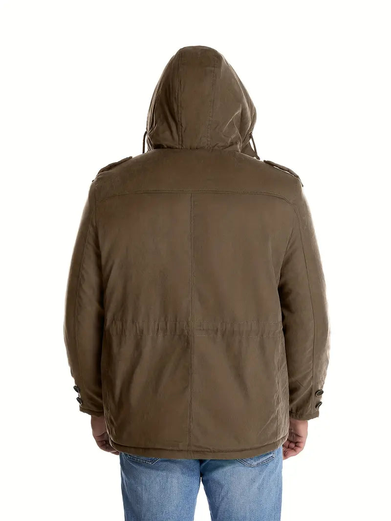 Herren Winterjacke mit Kapuze