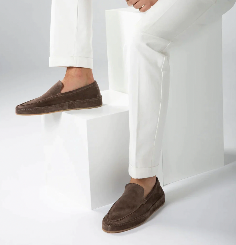 Herren Leder Loafers