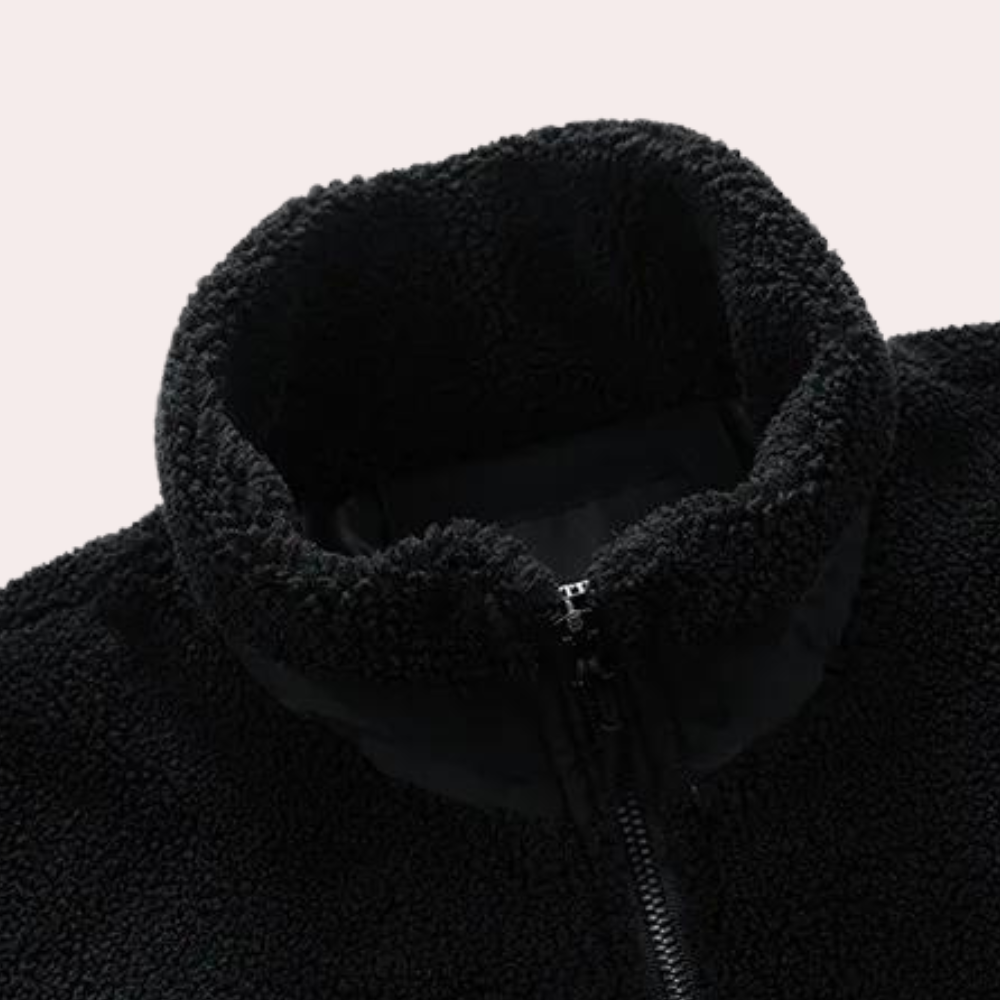 Herren reißverschluss warme winterjacke