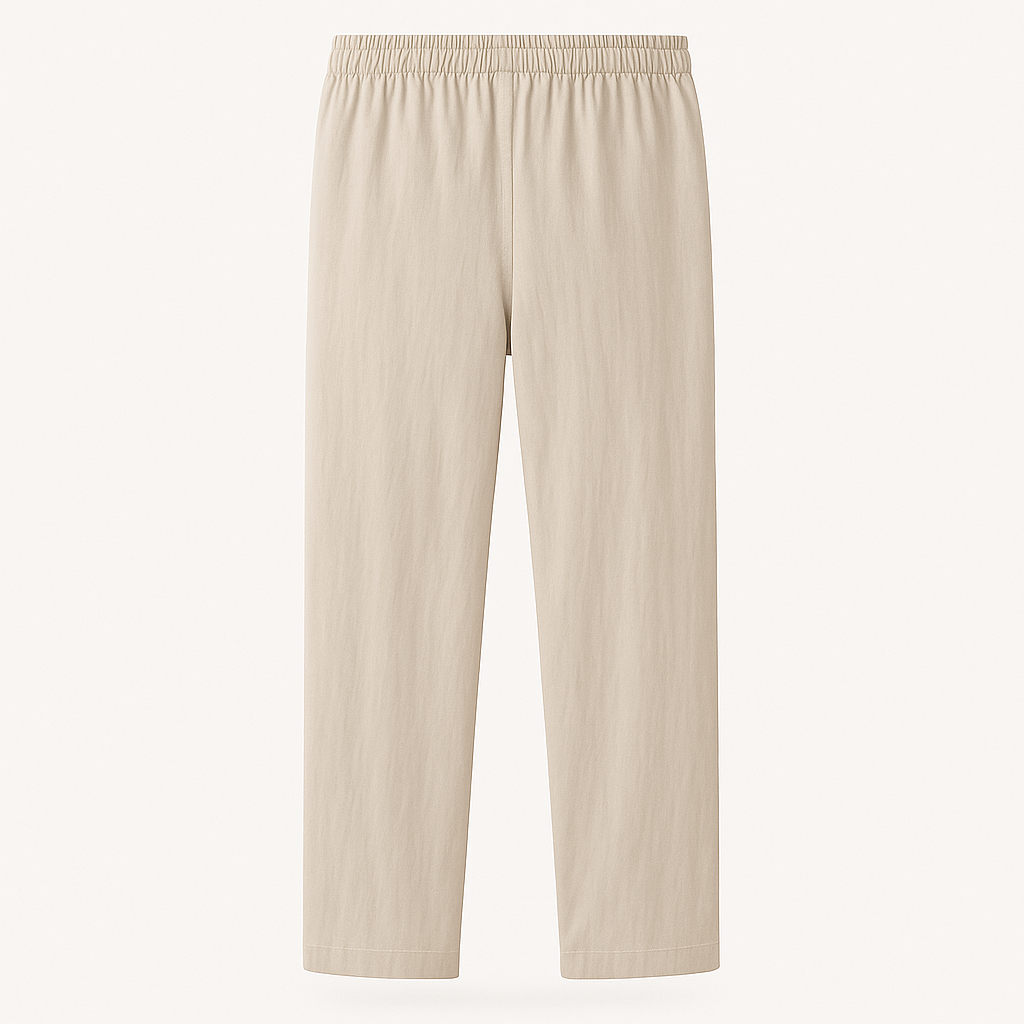 Herren Weite Strandhose aus Leinen