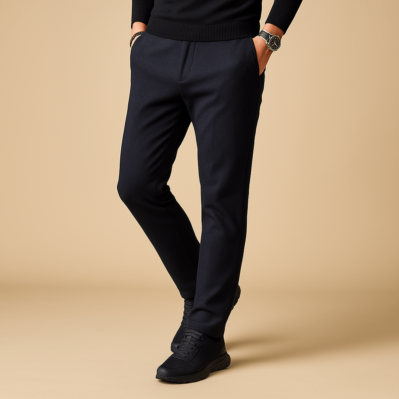 Herren Slim Fit Stoffhose