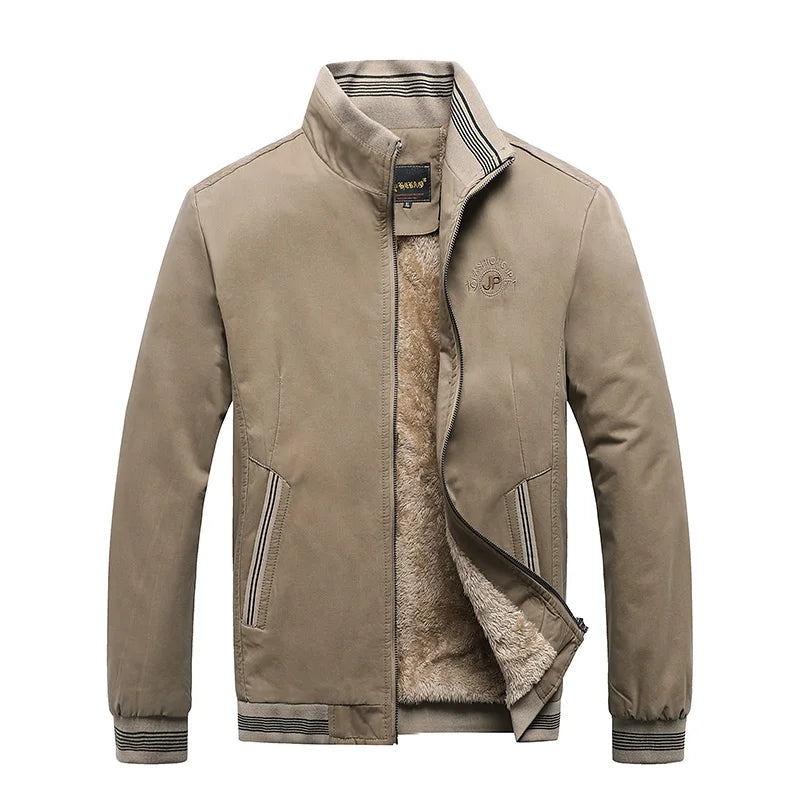 Herren wasserdichte jacke mit fleecelining