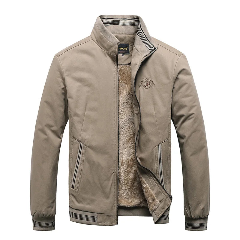 Herren wasserdichte jacke mit fleecelining