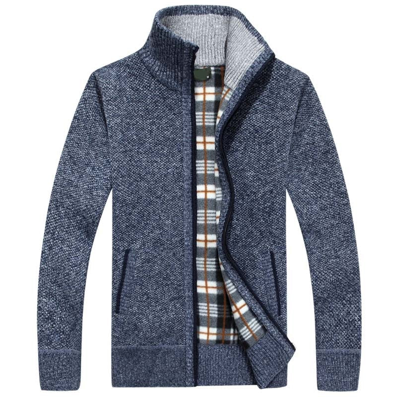 Herren Strickjacke mit Reißverschluss