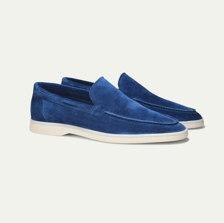 Herren Leder Loafers