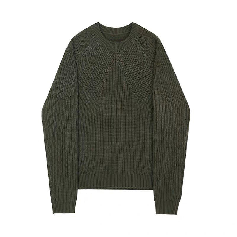 Herren oversized gerippter pullover