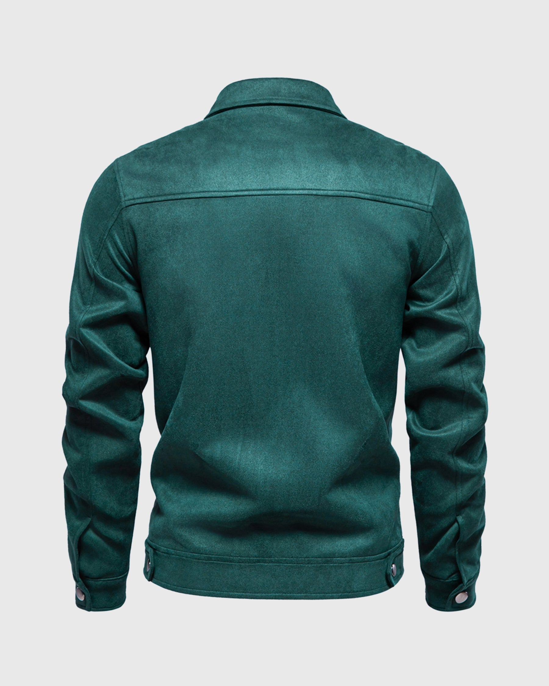 Herren Bomberjacke mit Wildlederdesign