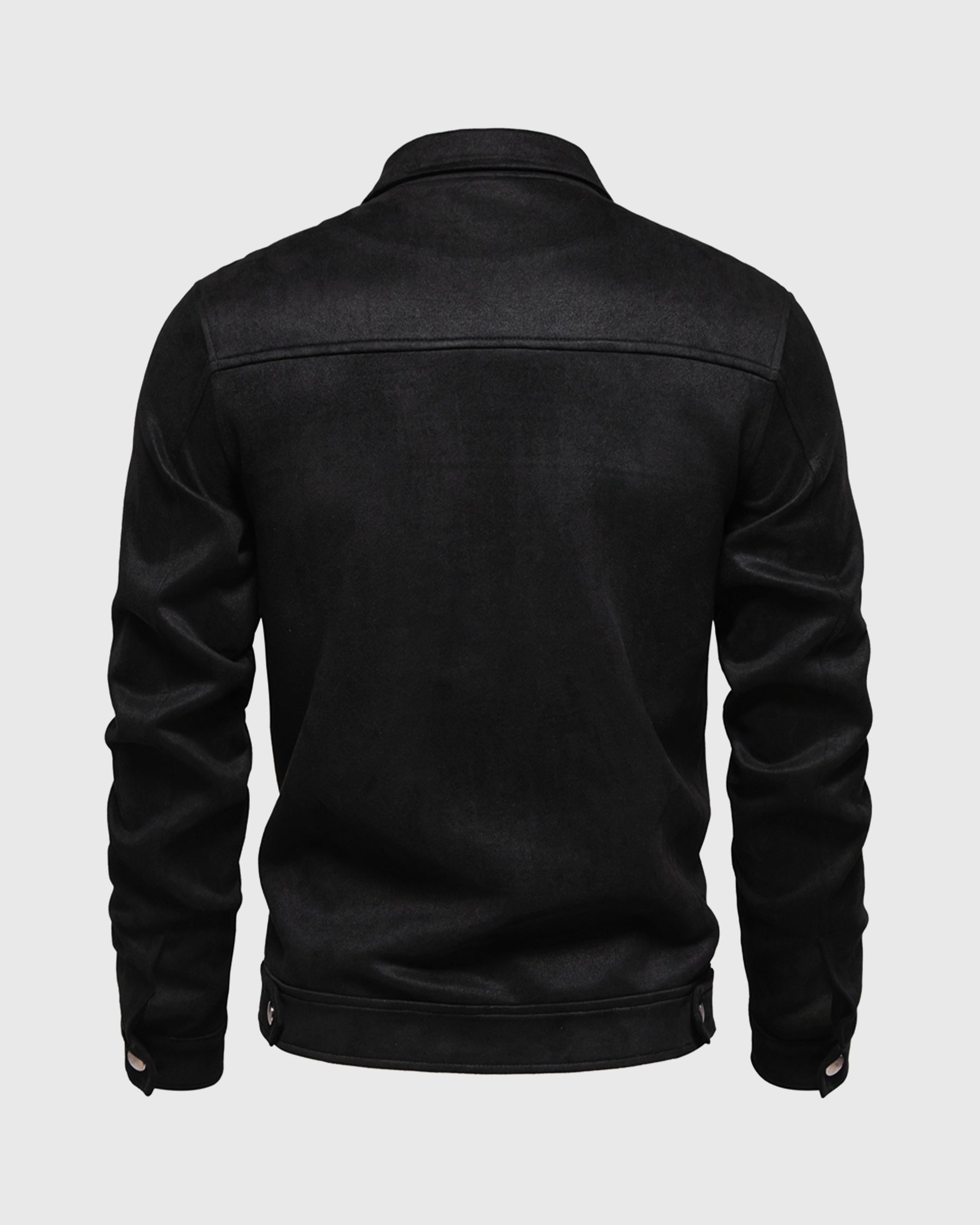 Herren Bomberjacke mit Wildlederdesign