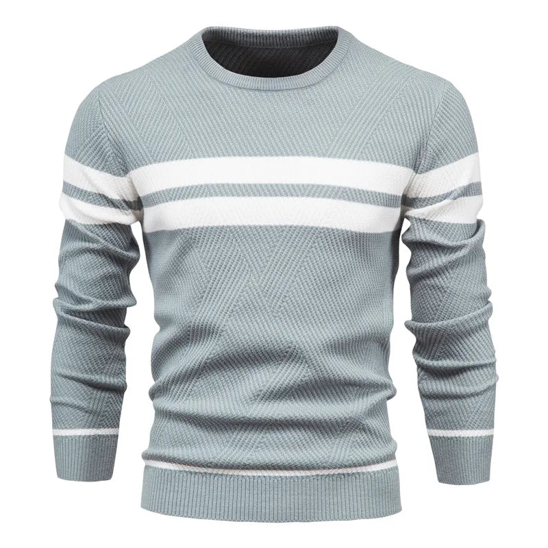 Herren pullover mit streifen