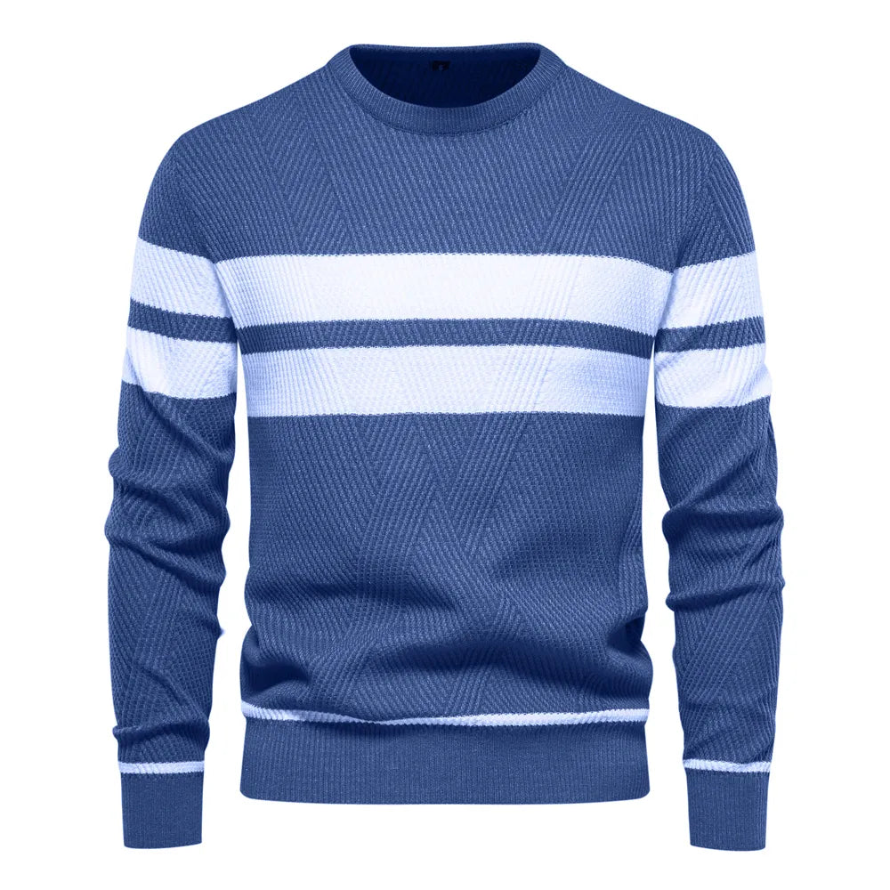 Herren pullover mit streifen