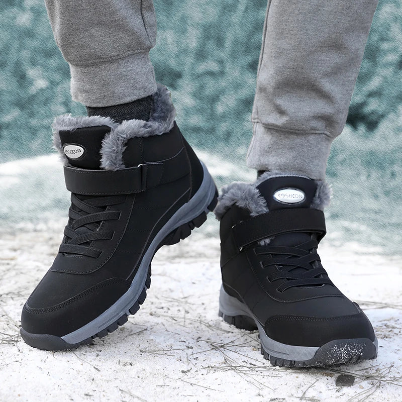 Herren winterschuhe mit fleecelining