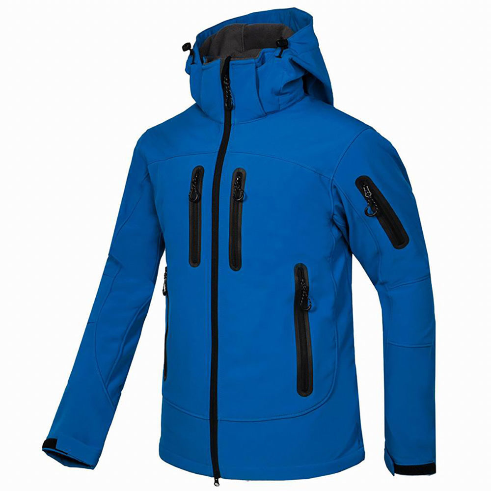 Herren winter skijacke mit reißverschluss