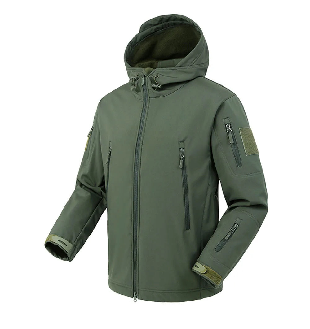 Herren Softshell-Regenjacke mit wasser und winddichter Funktion